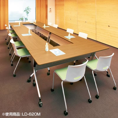 LD-420MTN | Linello 2 会議テーブル 幅1200×奥行600×高さ720mm プラス(PLUS) [3]