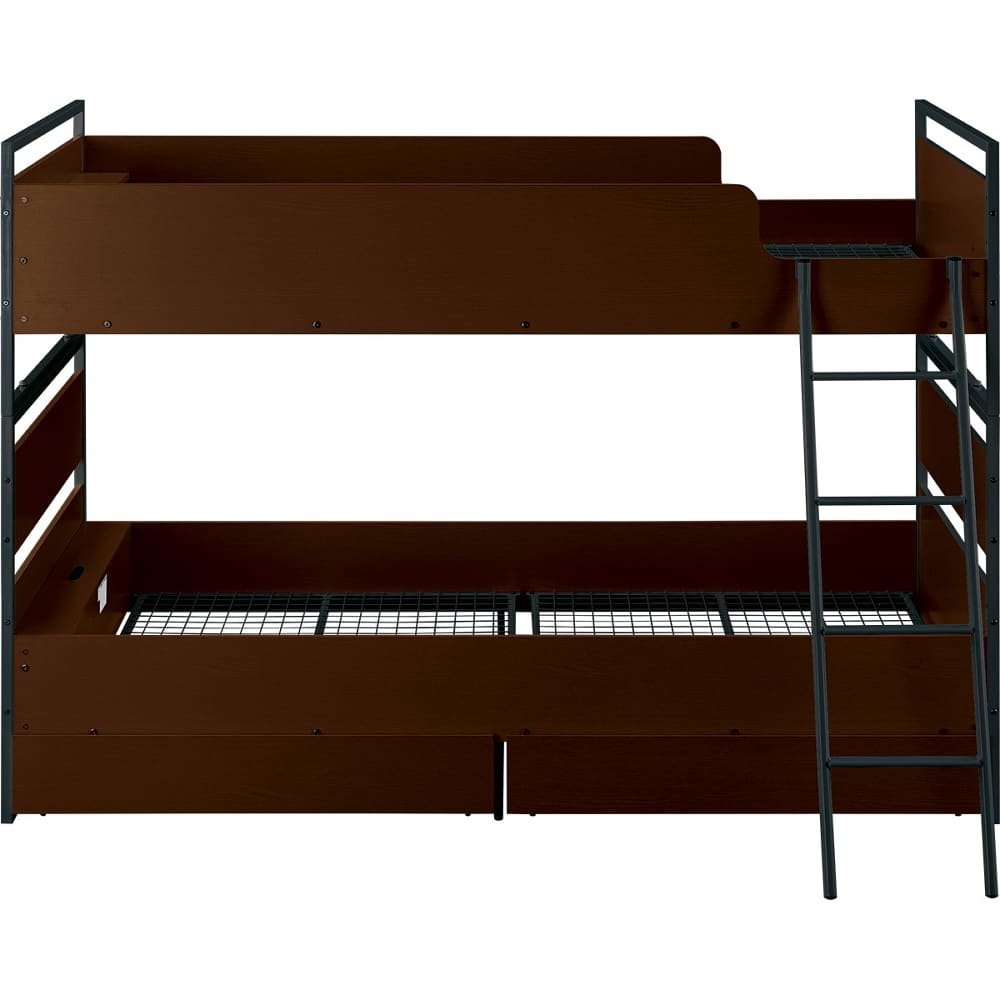 二段ベッド　デニッシュＢＣ０１　ＭＢＲ／ＢＫ　<N> [3]