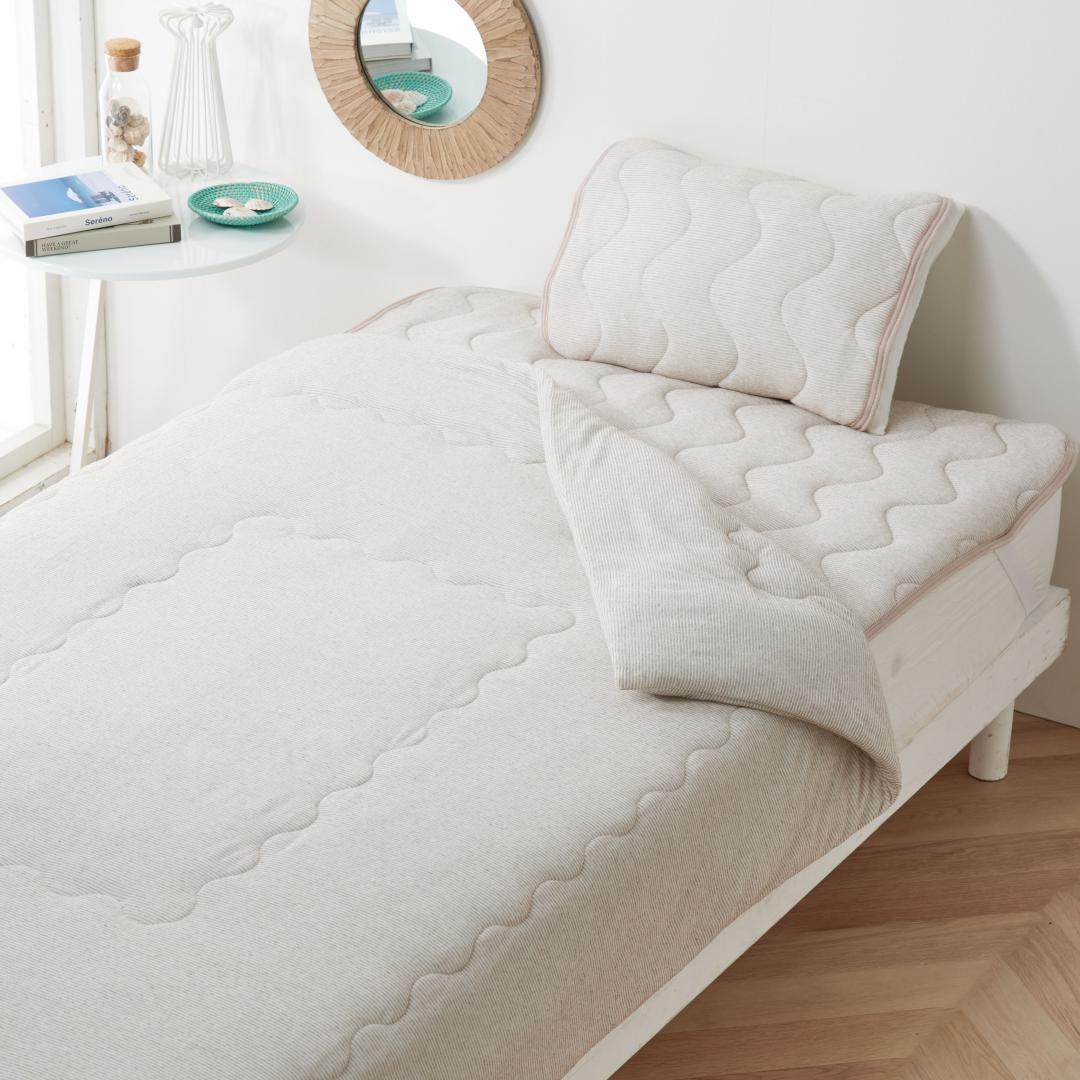 敷パッド　綿入パイル　BE　(シングル) [3]