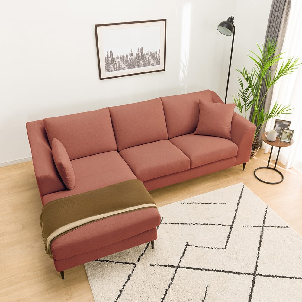 布張り 右カウチソファ(Nポケット BS15 RC Nシールド-RE) <N> [2]