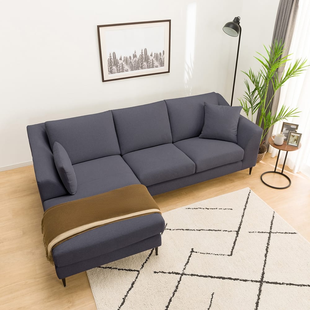 布張り 右カウチソファ(Nポケット BS15 RC Nシールド-DBL) <N> [2]