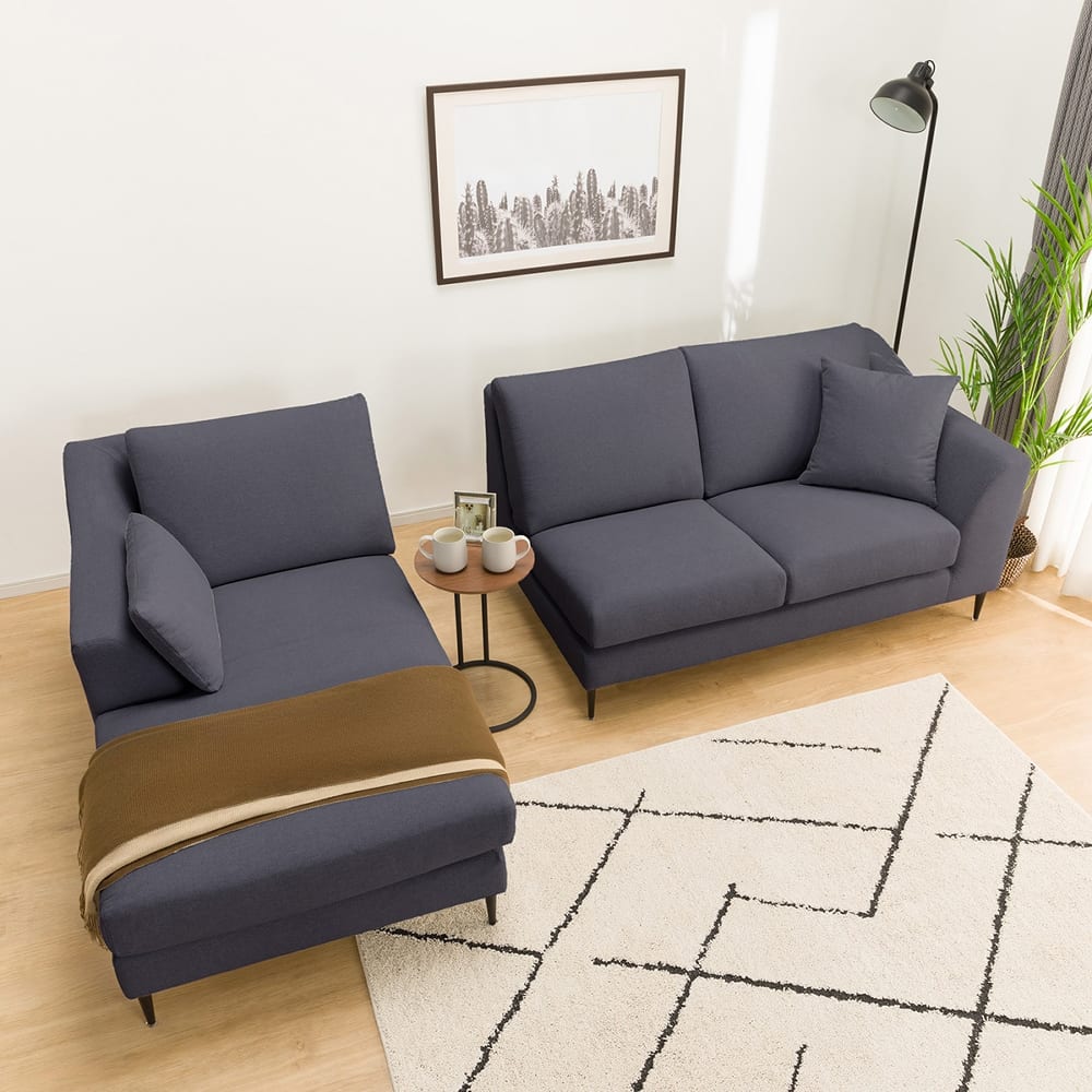 布張り 右カウチソファ(Nポケット BS15 RC Nシールド-DBL) <N> [3]