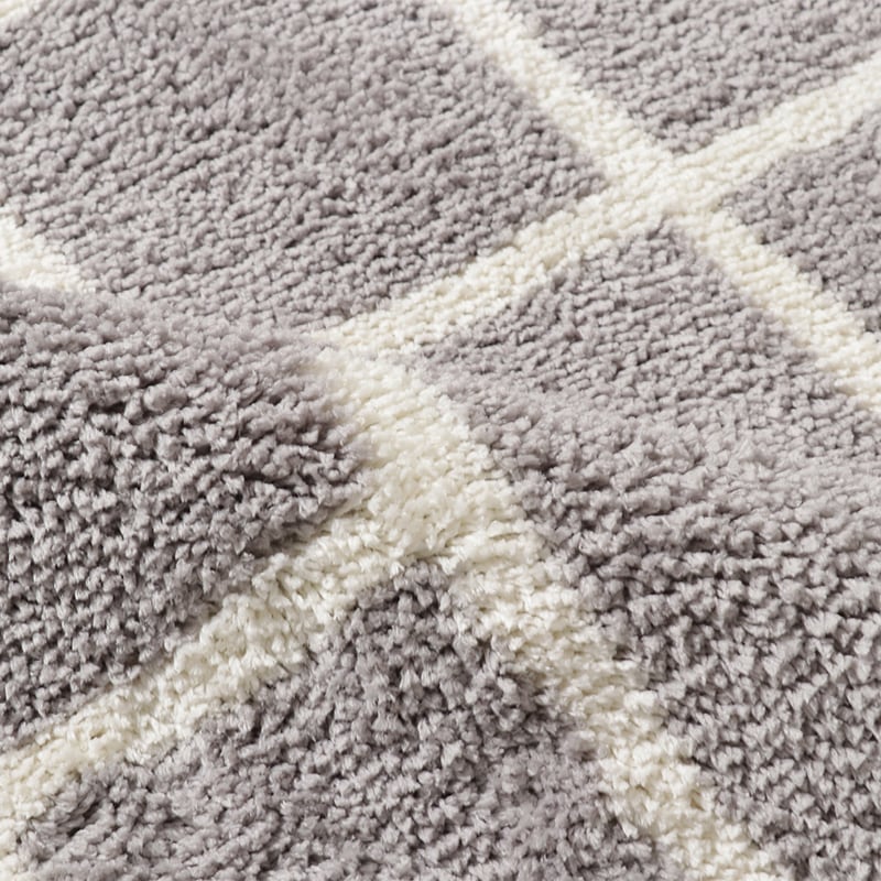 丸洗いできるラグ IF ターン GY ※3サイズ有【床暖・ホットカーペット対応】 [5]