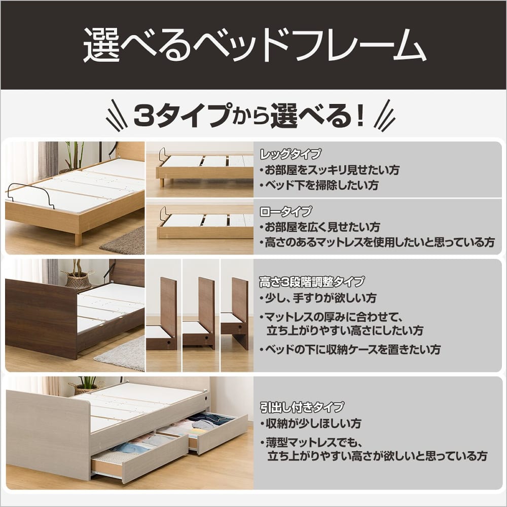【非課税】電動シングルベッドフレーム(NS001 ST GY)2モーター <N>※マットレス別売 [3]