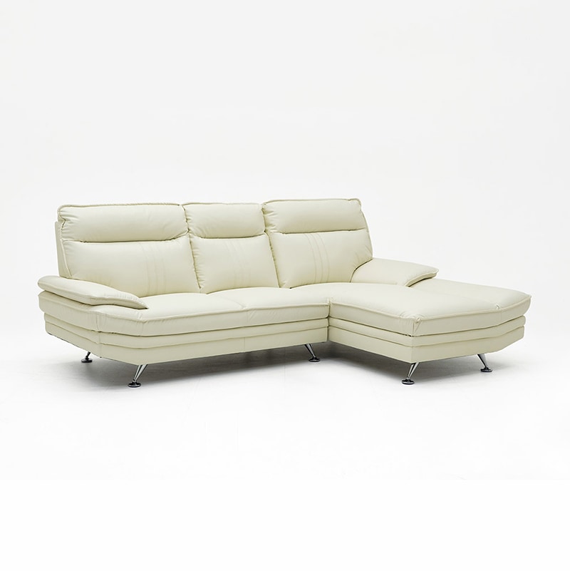 カウチソファ Nビリー REVO高耐久PUレザー【大型商品配送】※カウチの向き選べます。 [3]