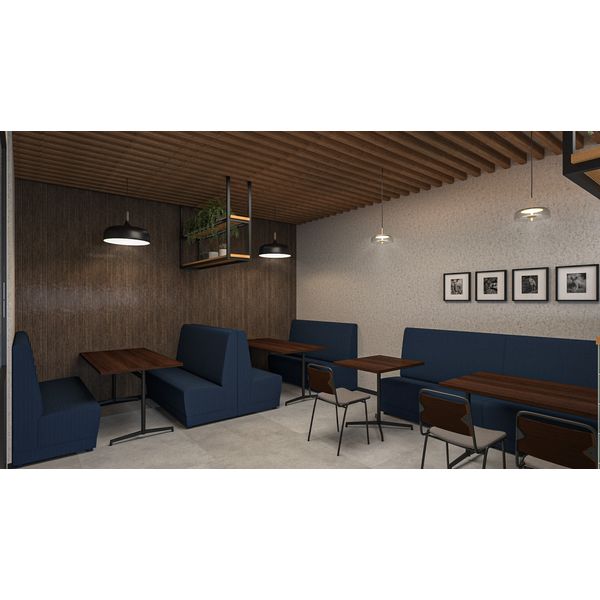 【軒先渡し】オリバー システムソファ ハイバック 2人掛 布張り グリーン PD・SK-002・S12・H・AL_WEAVE#5 1台（直送品） [3]