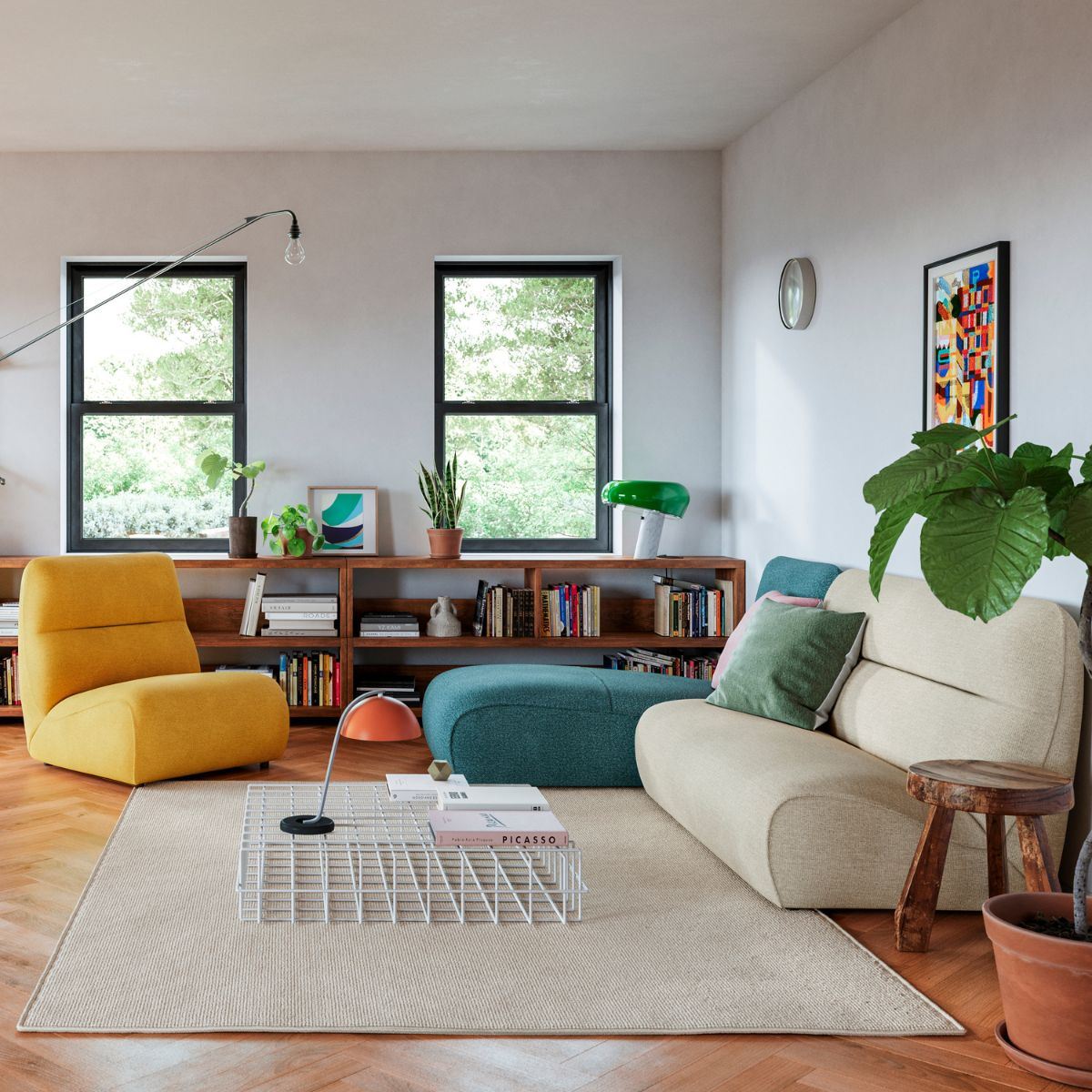 Cloud ソファ 一人掛け 幅75cm | ファブリックソファシリーズ [5]