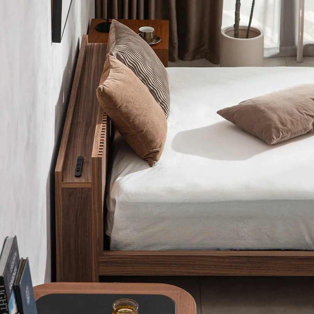 木製ベッドフレーム ダブルサイズ B-09 LUSSY [3]