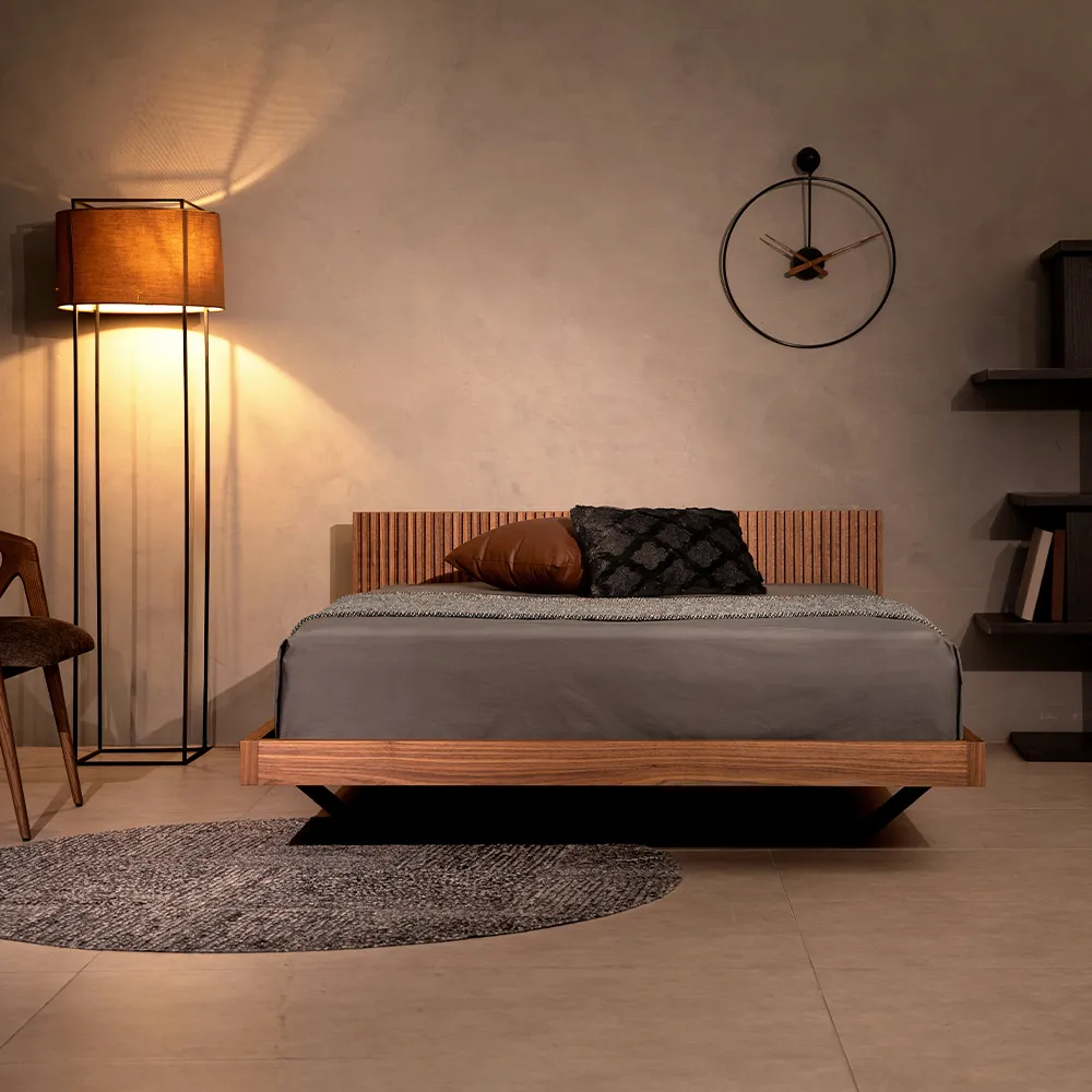 木製ベッドフレーム ダブルサイズ B-09 LUSSY [5]