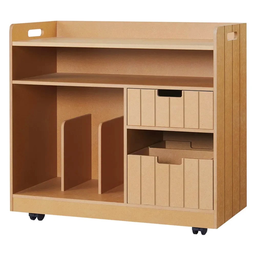 隠せるリビング整理ワゴン 収納タイプ 幅60cm [3]