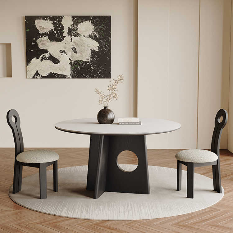 ダイニングテーブル セラミック 丸テーブル 食卓 円形 丸形 おしゃれ hagst-3409 [2]