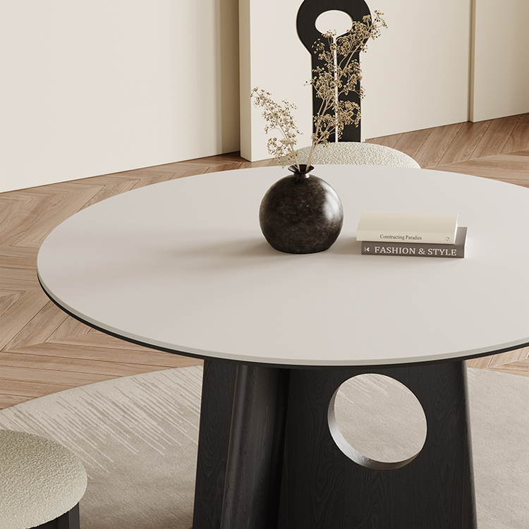 ダイニングテーブル セラミック 丸テーブル 食卓 円形 丸形 おしゃれ hagst-3409 [4]