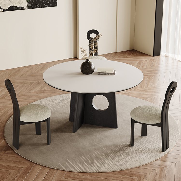 ダイニングテーブル セラミック 丸テーブル 食卓 円形 丸形 おしゃれ hagst-3409 [5]