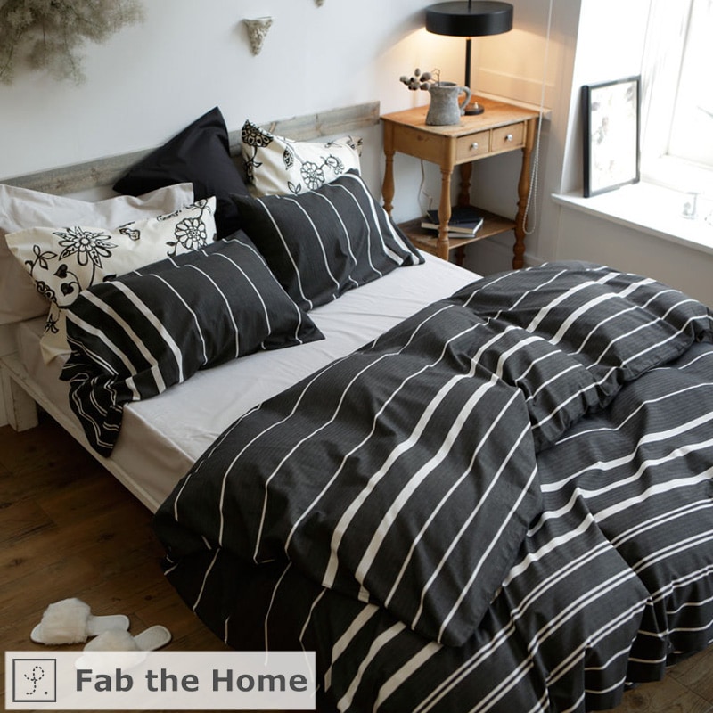 【枕カバーL】Fab the Home ファブザホーム 枕カバー/ゼブラノ【Zebrano】 [4]