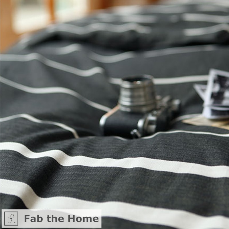 【枕カバーL】Fab the Home ファブザホーム 枕カバー/ゼブラノ【Zebrano】 [5]