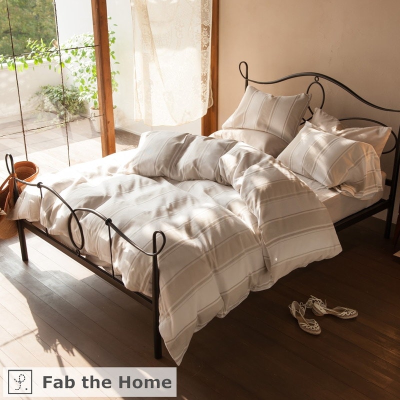 Fab the Home ファブザホーム 掛け布団カバー/シックストライプ【Chic stripe】 [3]