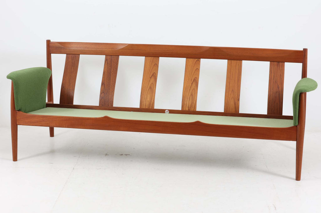 Grete Jalk(グレーテ・ヤルク)　トリプルソファ/3人掛け　チーク材　デンマーク製　北欧家具ビンテージ [5]