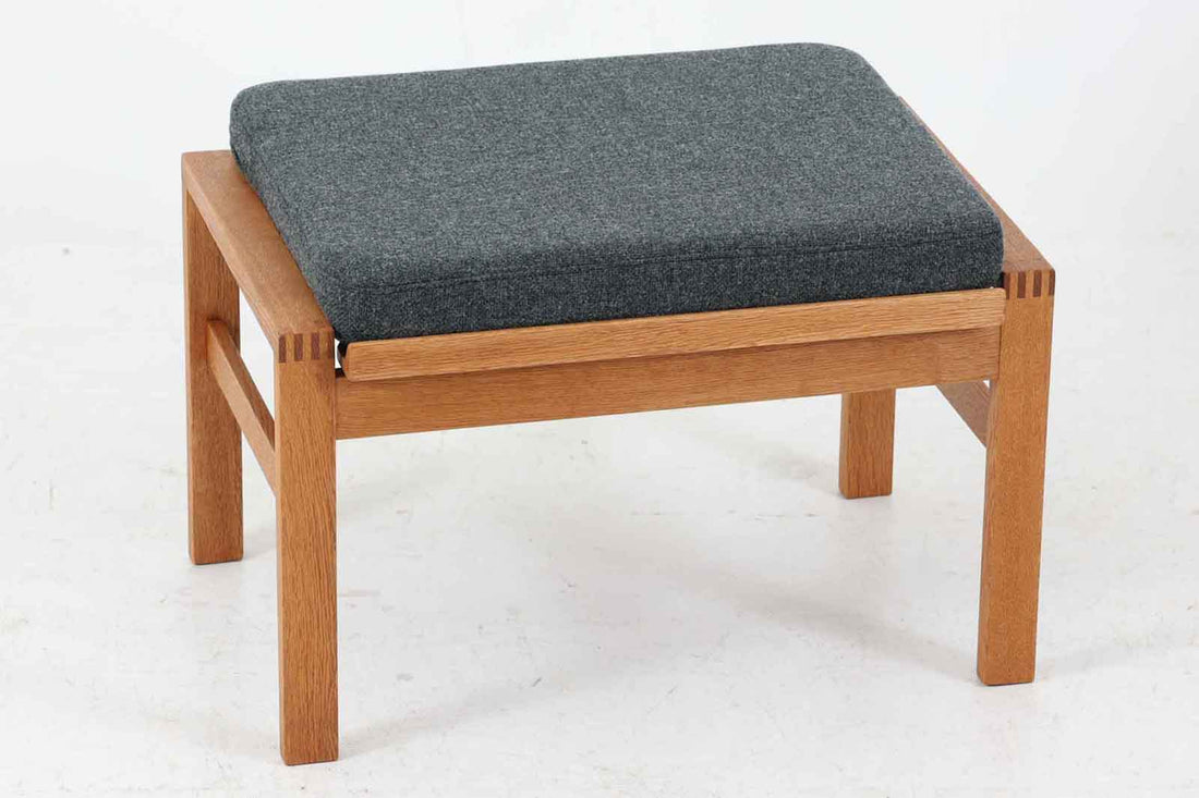 デンマーク製　Borge Mogensen(ボーエ・モーエンセン)　Model 248　オットマン/スツール　オーク材　北欧家具ビンテージ [2]
