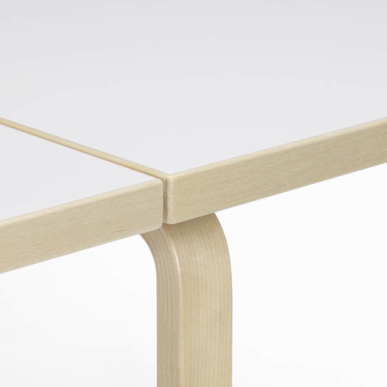 ドロップリーフ テーブル DL81C / ホワイト ラミネート / W75/112.5×D75cm / 2～4人掛けテーブル / アアルト テーブル / L - レッグ / アルヴァ・アアルト / Aalto Table foldable / white laminate / Artek（アルテック）/ ダイニングテーブル / ワークデスク / 正規販売店 [3]