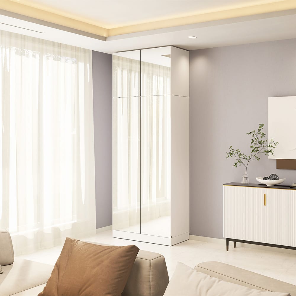 壁面書棚リフォームユニット 本体 幅80奥行44高さ180cm