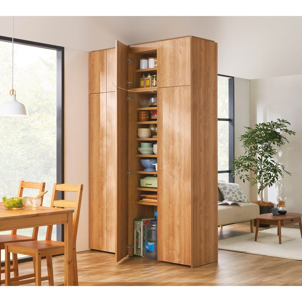 間仕切りキッチンパントリー パントリー 幅45奥行56高さ180cm