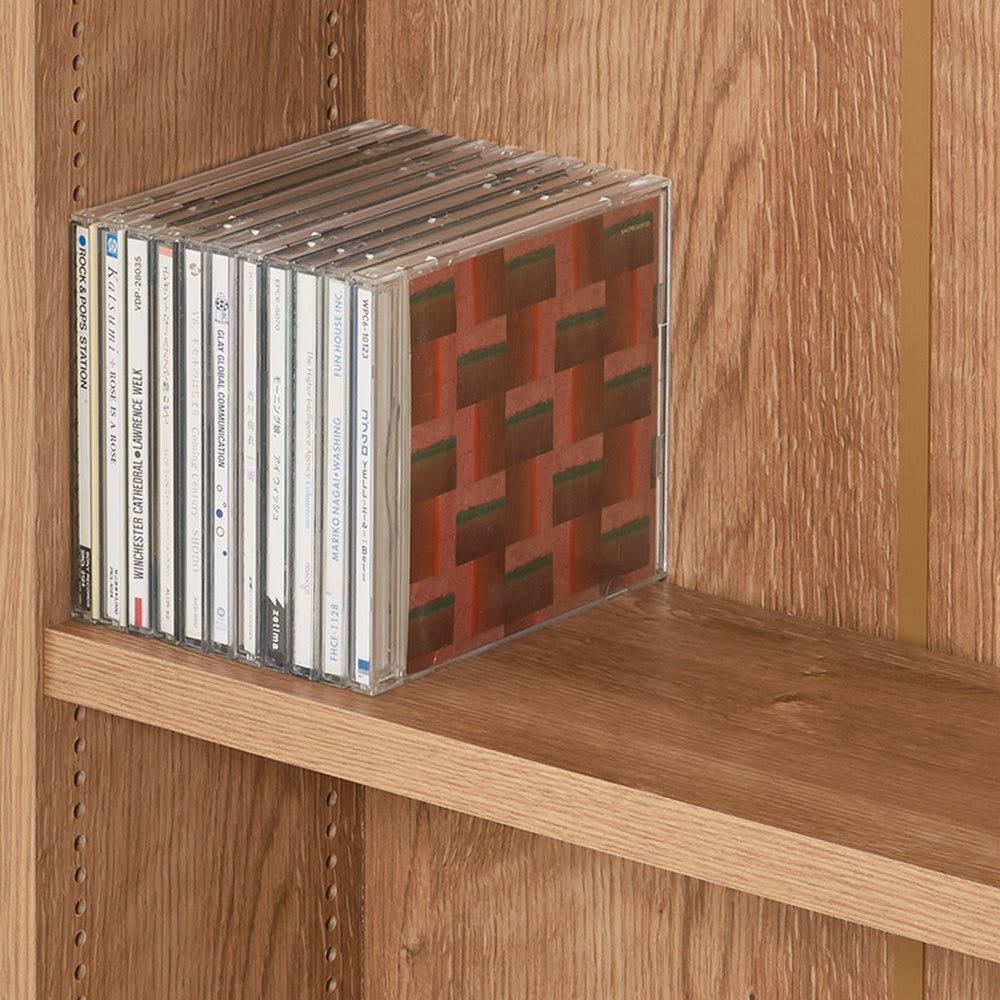 1台で壁いっぱいに本を収納！本好きのための壁面つっぱり本棚 幅オーダー（1cm単位） 本体幅30〜45奥行17cm [5]