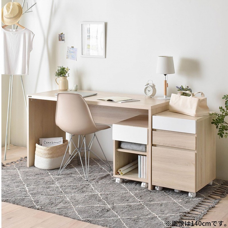 デスク 平机 木目柄デザイン 2サイズ/ヘルム【HELM】 [5]