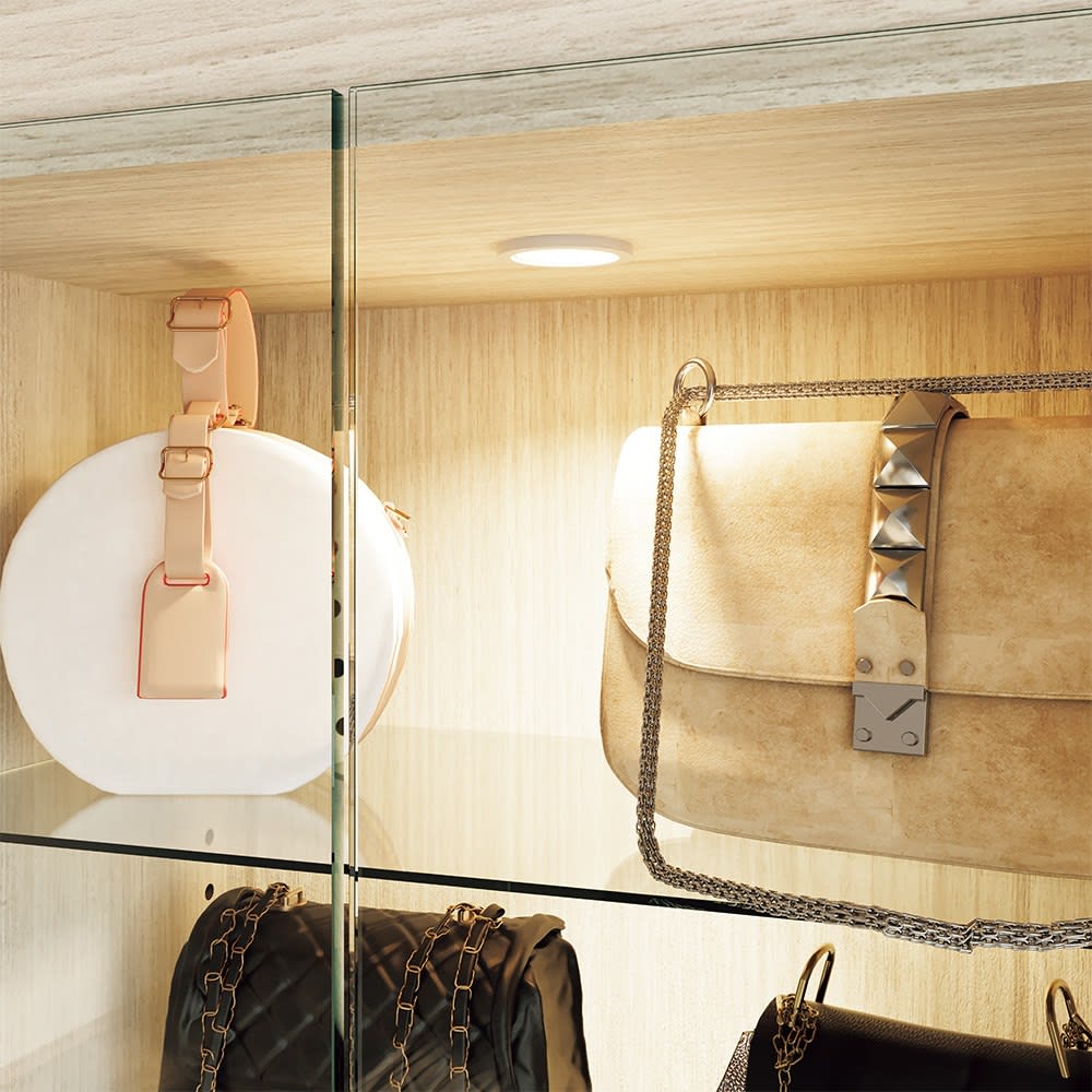 コレクションを美しく飾る 高さオーダーディスプレイ＆収納 幅80cm高さ195cm〜240cm奥行40cm [5]