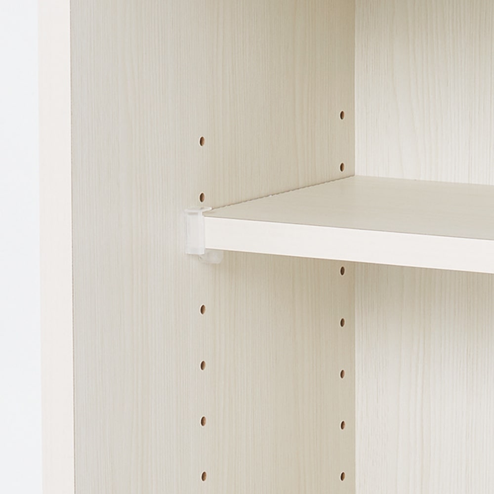 光沢木目が美しい引き戸式カウンター下収納 収納庫幅150cm [3]