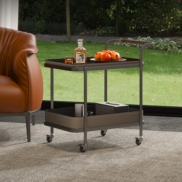 サイドワゴンサイドテーブル リビング 幅40 キャスター付き テーブル hmx-5100 [4]