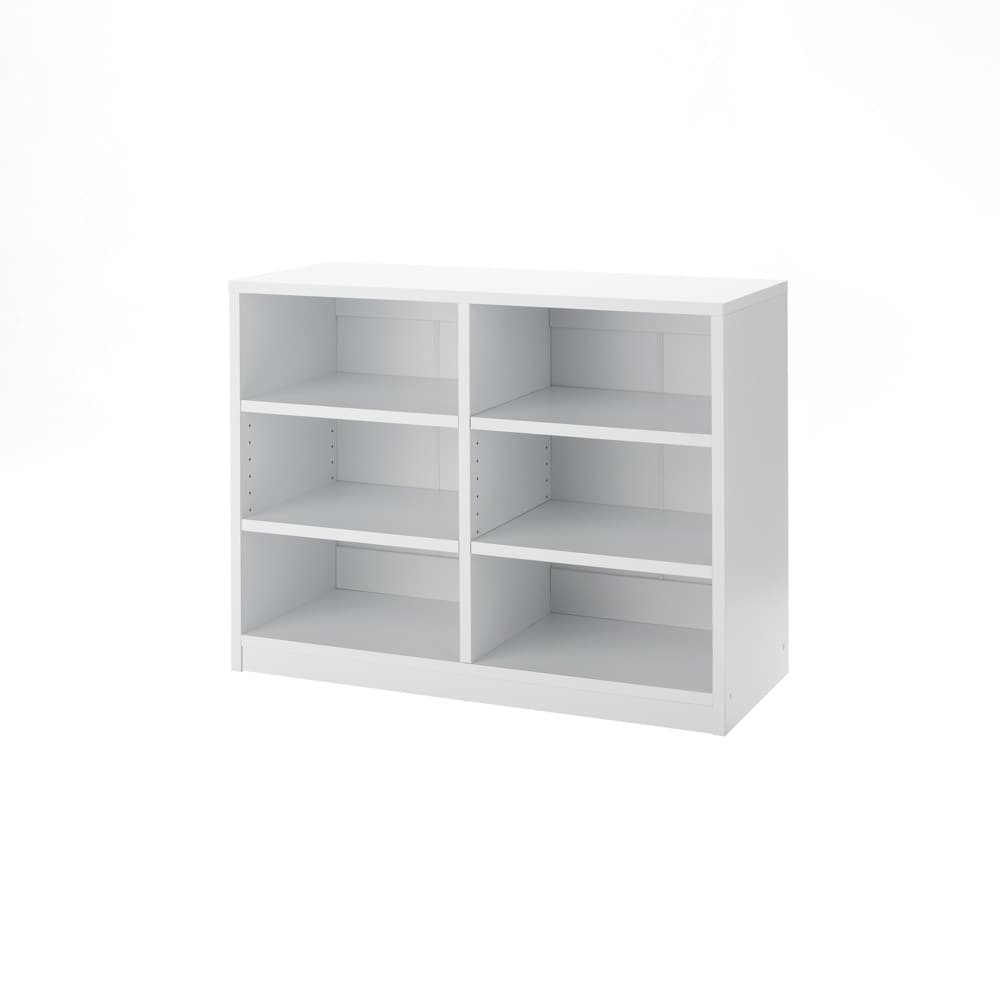 隠しキャスター付きオープンラック 幅90cm奥行40cm高さ70cm