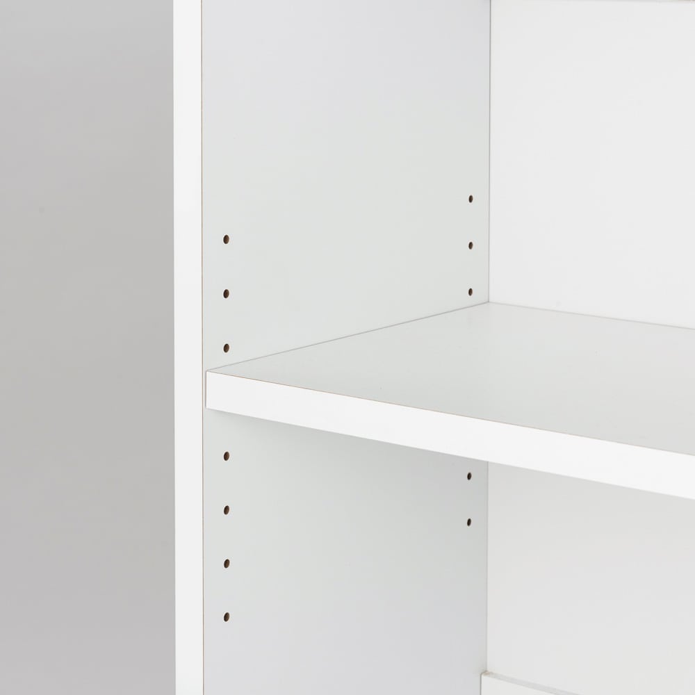 隠しキャスター付きオープンラック 幅120cm奥行40cm高さ70cm [5]