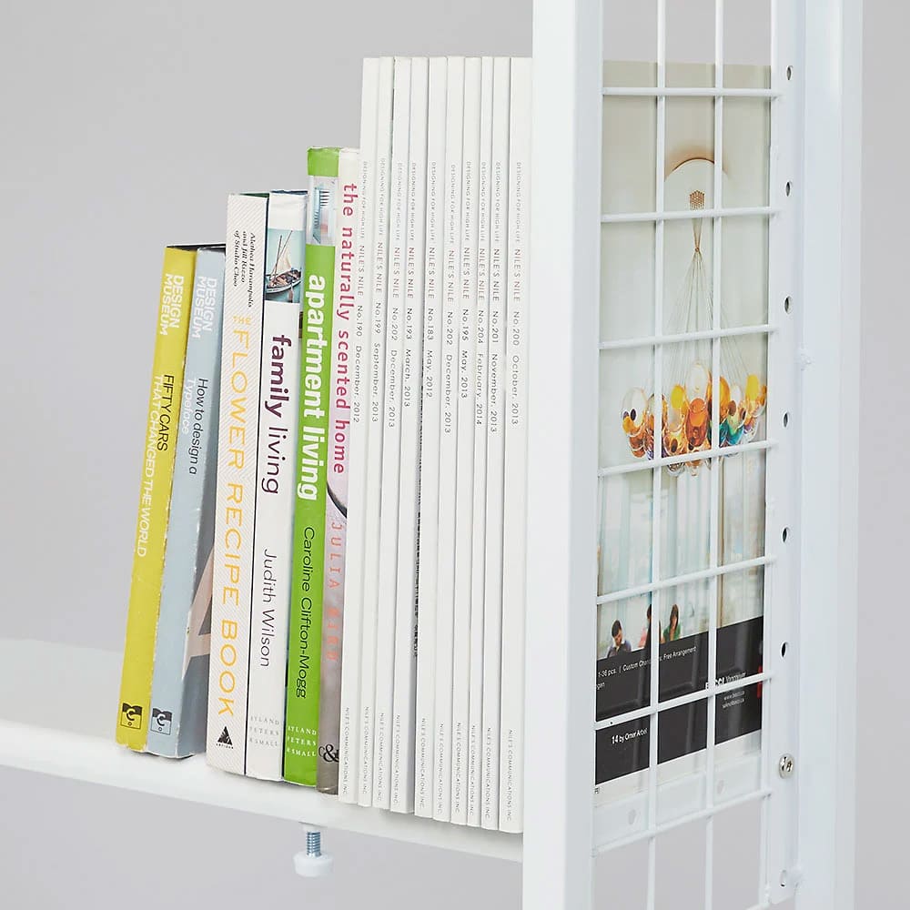 〈奥行36cm・幅93cm〜122cm〉幅も高さもピッタリ！伸縮式スチールラック [5]