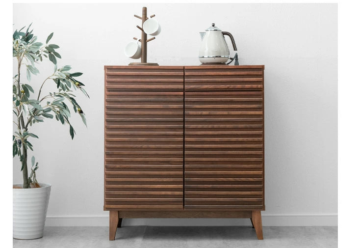 [幅80] チェスト 完成品 サイドボード 天然木 キャビネット 収納家具 リビング収納 北欧【超大型商品】〔71050017〕 [5]