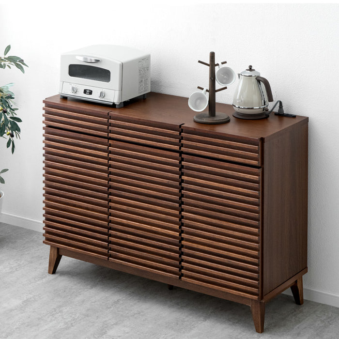 [幅120] チェスト 完成品 サイドボード 天然木 キャビネット 収納家具 リビング収納 北欧【超大型商品】〔71050018〕 [2]