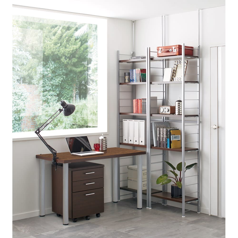 突っ張り式高さ調節シリーズ シェルフラック 幅90奥行20cm [3]