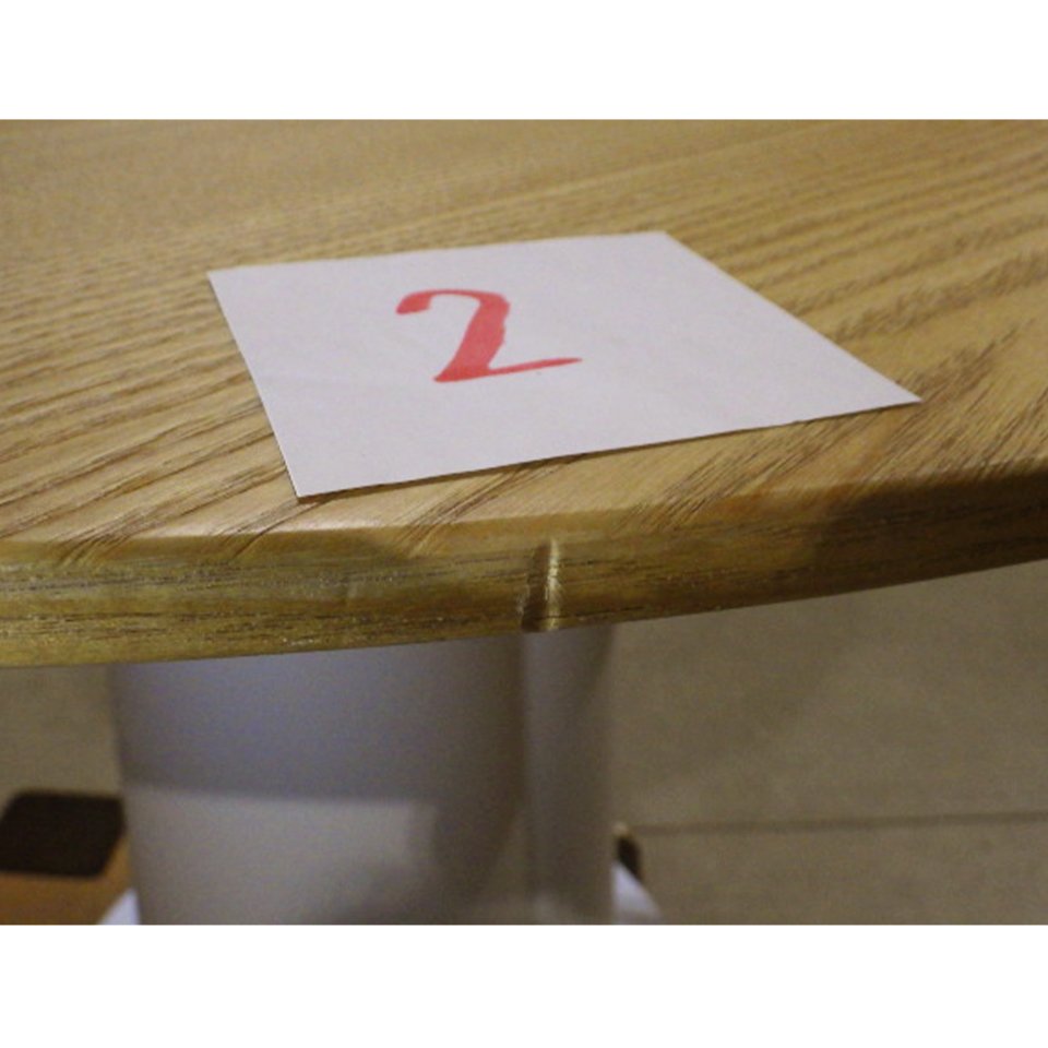 【アウトレット】ダイニングテーブルRT-S124A【送料無料】ホワイト/ナチュラル [4]