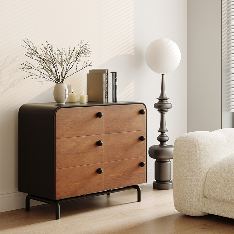 キャビネット 幅86cm 収納棚 リビングボード チェスト 引き出し付き  おしゃれ hmr-4777 [3]