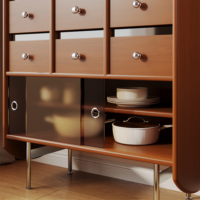 キャビネット 収納棚 リビングボード 飾り棚 可動棚  おしゃれ hsms-4935 [4]