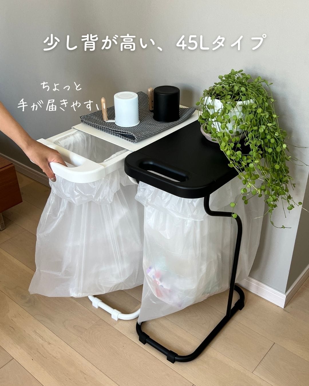 【10％オフクーポン対象】ゴミ箱 ふた付き 分別 ハイタイプ ゴミ袋ホルダー 30L/45L リサイクルスタンド フィレッテ fillete ※単品販売です
										
											【会員登録でクーポンGET】 [4]