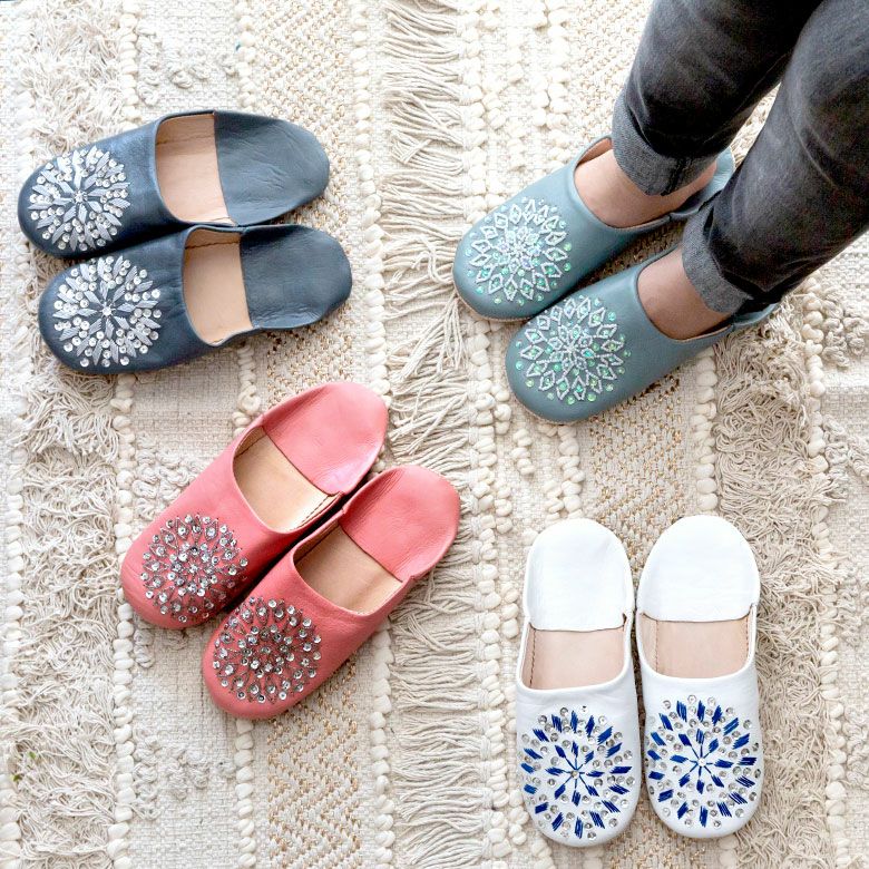 スリッパ エスニック 母の日 来客用 授業参観 携帯用 [4]