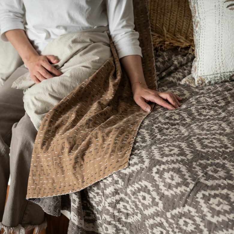 春 夏 秋 冬 夏用 民族柄 モロッコ モロッカン ジオメトリック [4]