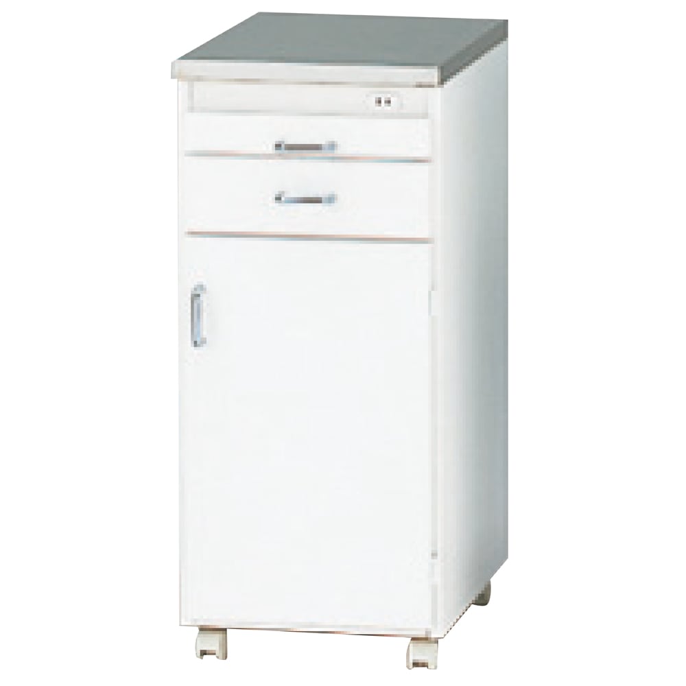 ［幅35奥行55cm］ ステンレス天板隙間収納 扉タイプ 完成品 日本製