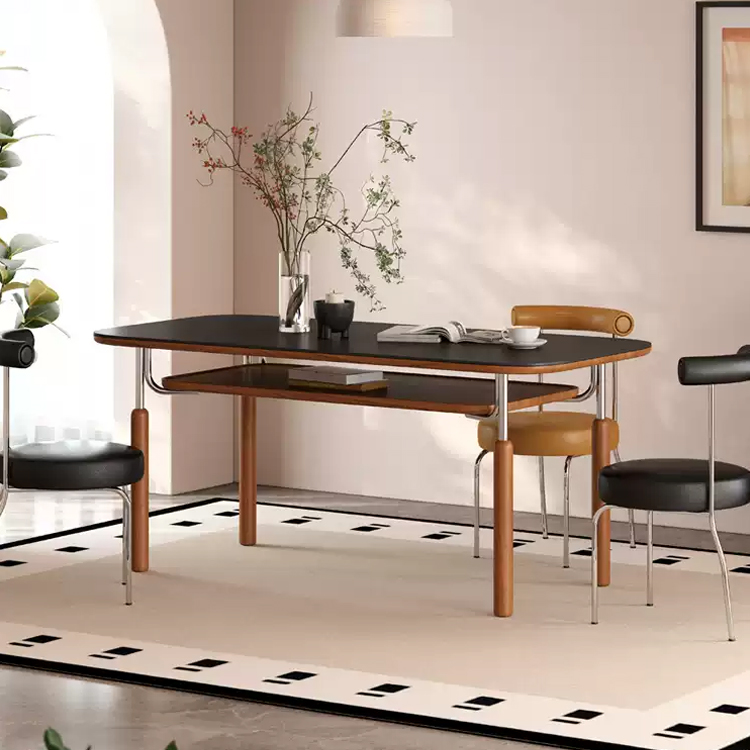 棚付きモダンダイニングテーブル セラミックテーブル ダイニングテーブル おしゃれ    fmxk-3857 [5]