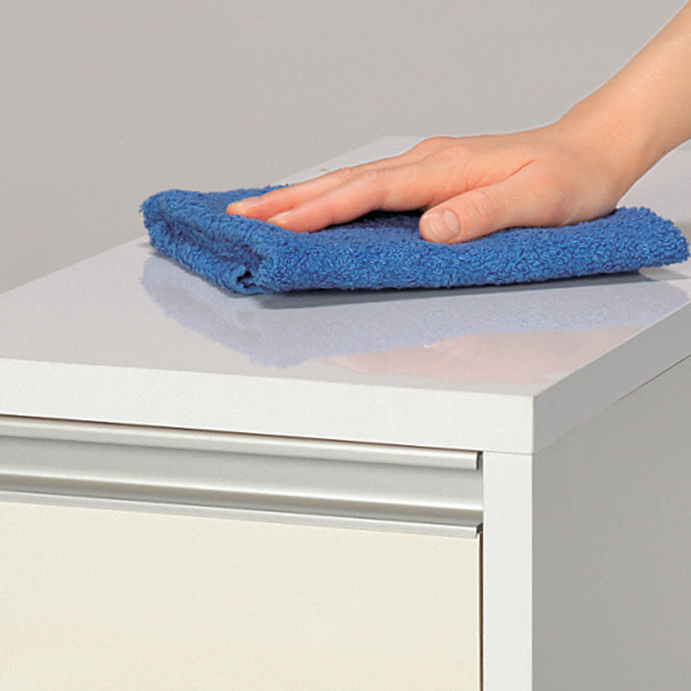 ［幅20奥行55高さ85cm］水ハネに強いキッチン隙間収納庫 日本製 ロータイプ [3]