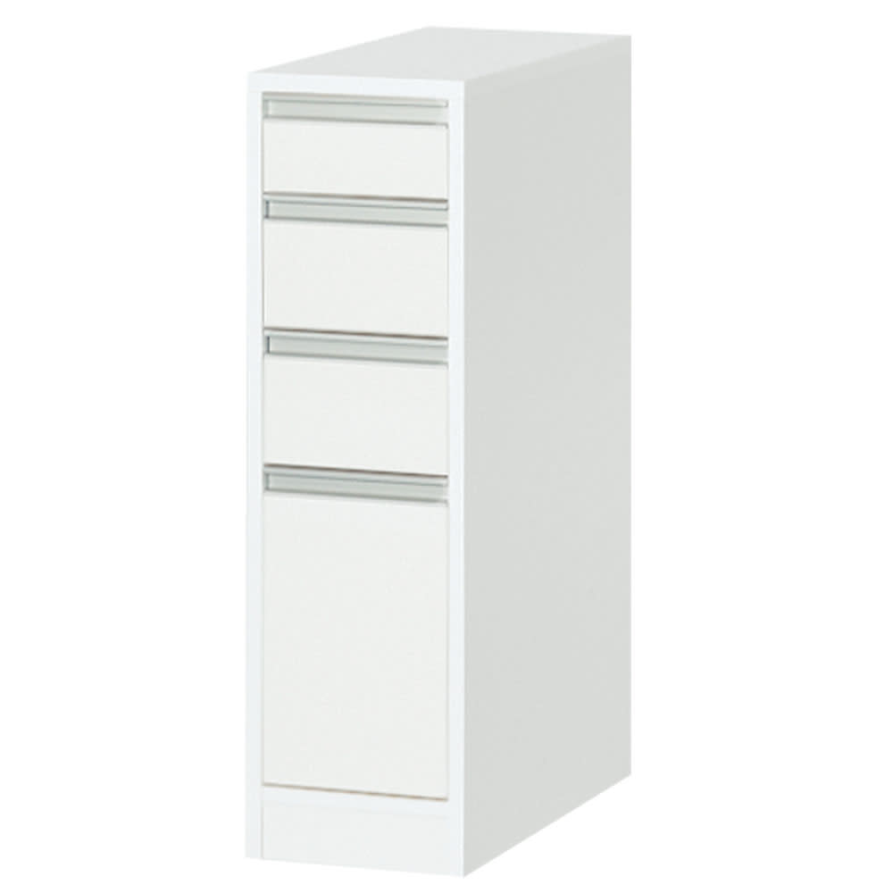 ［幅25奥行55高さ85cm］水ハネに強いキッチン隙間収納庫 日本製 ロータイプ