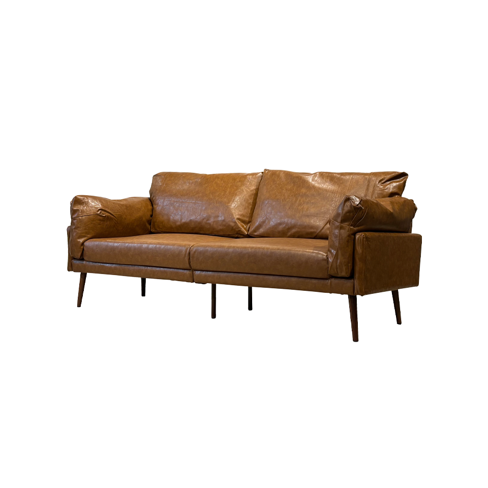 ソファHVS06 3人掛け【送料無料】ブラウン [3]