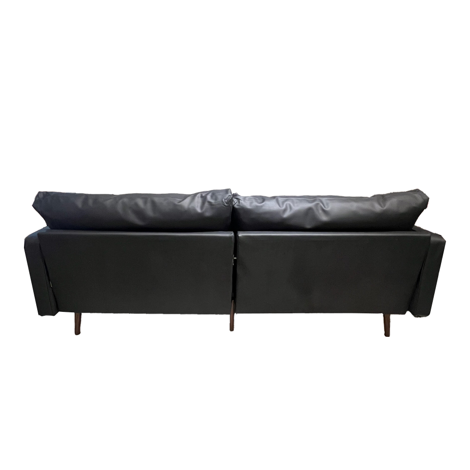 ソファHVS04 3人掛け【送料無料】ブラック [4]