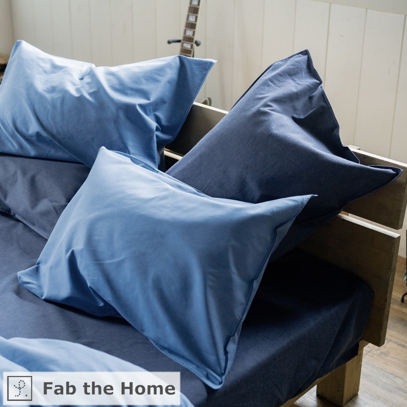 【枕カバーL】Fab the Home ファブザホーム ピローケース/ライトデニム【LIGHT DENIM】 [2]