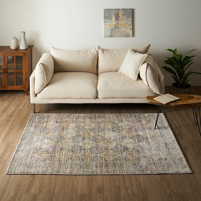 アブストラクト 抽象 アンティーク風 オールシーズン  絨毯